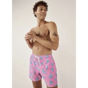 Men's Chubbies 7"‎ Mesh The Toucan Do It Classic Swim Trunk Swimsuit NEW Size L